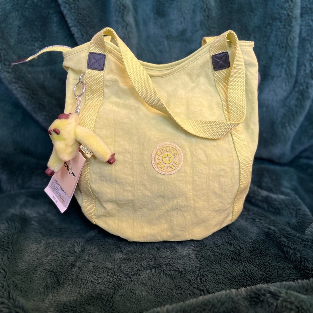 Kipling Baloon Bag - lime green (greenish yellow)